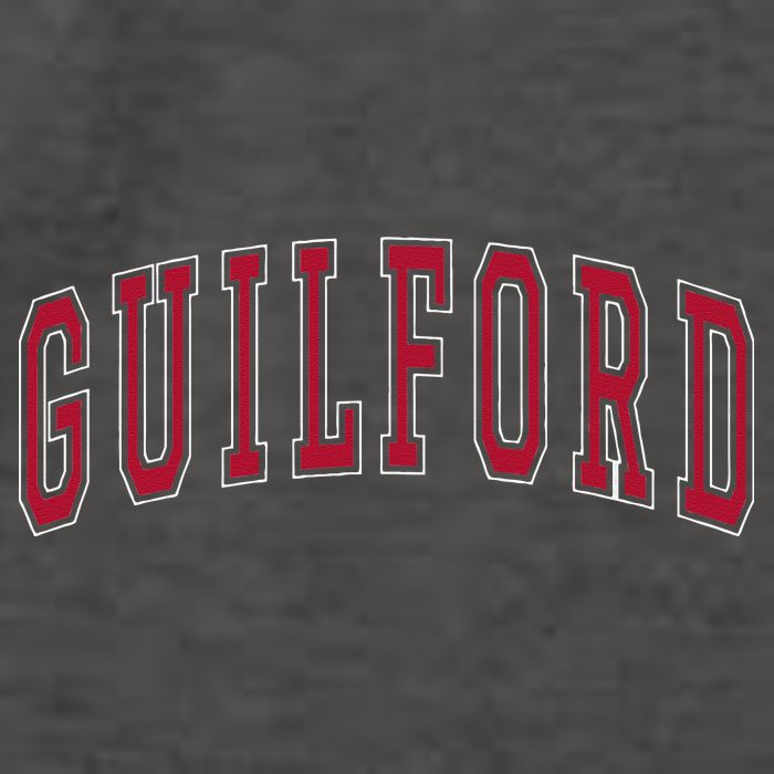 Guilford Connecticut Souvenir College Style Red Text Vector Backpack