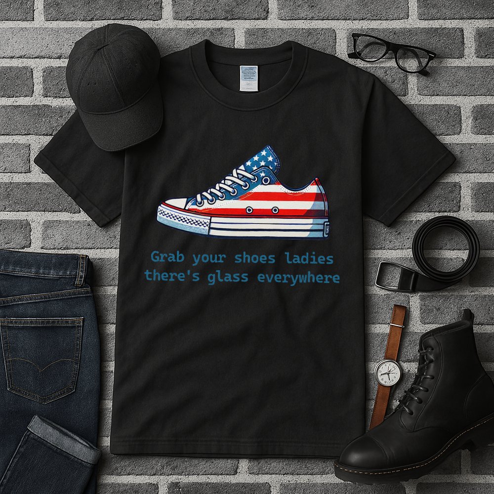 Glass Ceiling Shoe First Woman President Kamala Harris Tall T-Shirt