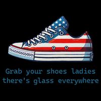 Glass Ceiling Shoe First Woman President Kamala Harris Bag