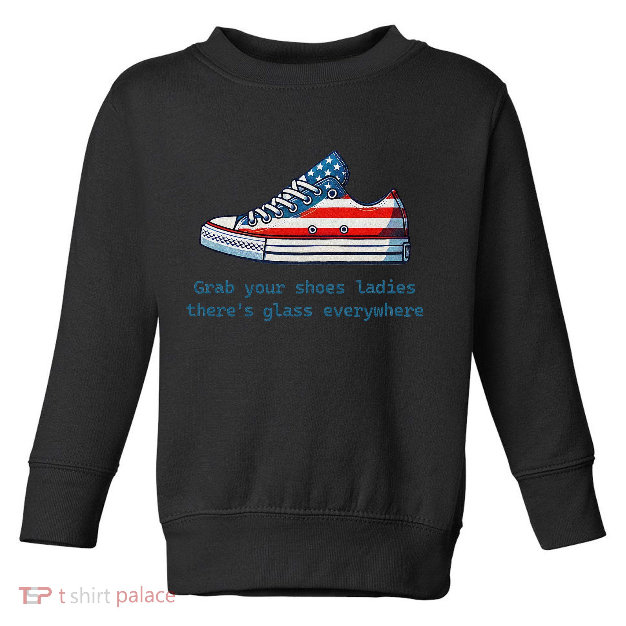 Glass Ceiling Shoe First Woman President Kamala Harris Toddler Sweatshirt