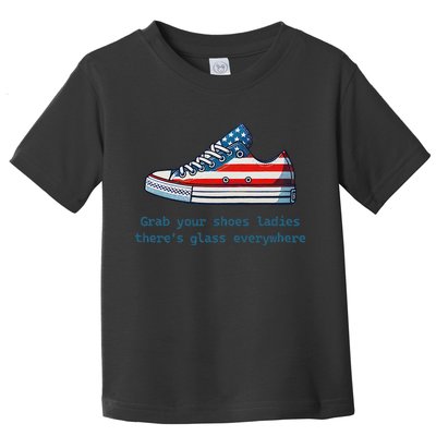 Glass Ceiling Shoe First Woman President Kamala Harris Toddler T-Shirt