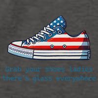Glass Ceiling Shoe First Woman President Kamala Harris Vector Backpack