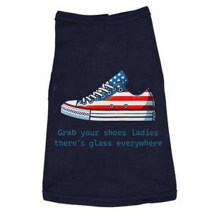 Glass Ceiling Shoe First Woman President Kamala Harris Doggie Tank