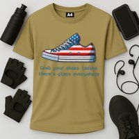 Glass Ceiling Shoe First Woman President Kamala Harris Cooling Performance Crew T-Shirt