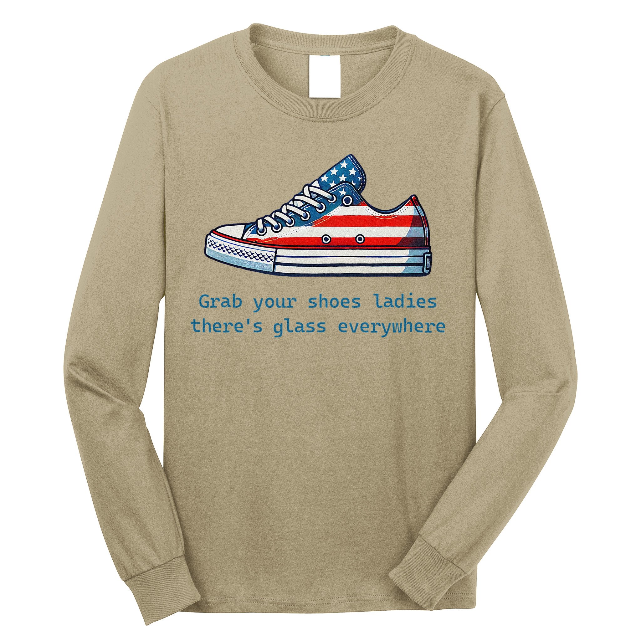 Glass Ceiling Shoe First Woman President Kamala Harris Long Sleeve Shirt