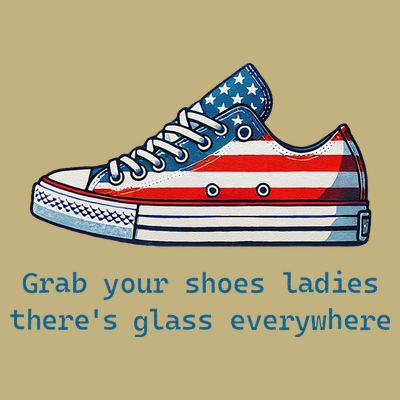 Glass Ceiling Shoe First Woman President Kamala Harris T-Shirt