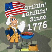Grillin & Chillin Since 1776 July 4th Independence Legacy Tie Dye Trucker Hat