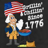 Grillin & Chillin Since 1776 July 4th Independence Tumbler