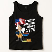 Grillin & Chillin Since 1776 July 4th Independence Tank Top