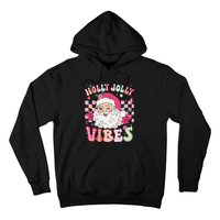 Groovy Cute Santa Claus Christmas Vibes Xmas Gift Hoodie