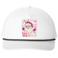 Groovy Cute Santa Claus Christmas Vibes Xmas Gift Snapback Five-Panel Rope Hat