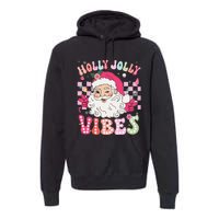 Groovy Cute Santa Claus Christmas Vibes Xmas Gift Premium Hoodie