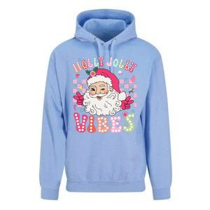 Groovy Cute Santa Claus Christmas Vibes Xmas Gift Unisex Surf Hoodie