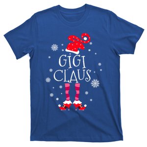 Gigi Claus Santa Claus Gigi Grandma Merry Christmas Design Gift T-Shirt