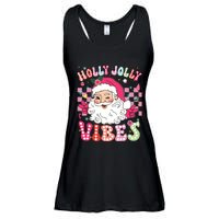 Groovy Cute Santa Claus Christmas Vibes Xmas Girl Ladies Essential Flowy Tank