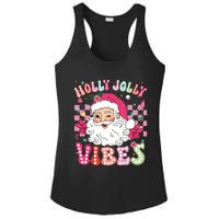 Groovy Cute Santa Claus Christmas Vibes Xmas Girl Ladies PosiCharge Competitor Racerback Tank