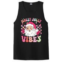 Groovy Cute Santa Claus Christmas Vibes Xmas Girl PosiCharge Competitor Tank