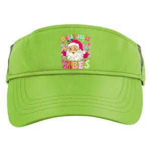 Groovy Cute Santa Claus Christmas Vibes Xmas Adult Drive Performance Visor