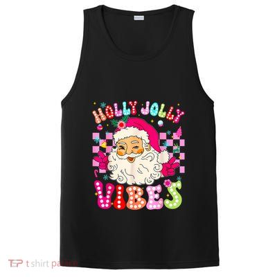 Groovy Cute Santa Claus Christmas Vibes Xmas PosiCharge Competitor Tank