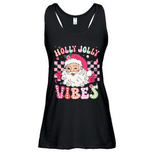 Groovy Cute Santa Claus Christmas Vibes Xmas Ladies Essential Flowy Tank