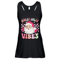 Groovy Cute Santa Claus Christmas Vibes Xmas Ladies Essential Flowy Tank