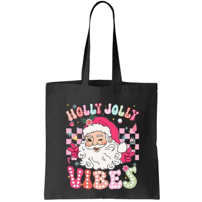 Groovy Cute Santa Claus Christmas Vibes Xmas Bag