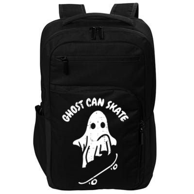 Ghost Can Skate Halloween Costume Ghoul Skateboard Skater Great Gift Impact Tech Backpack