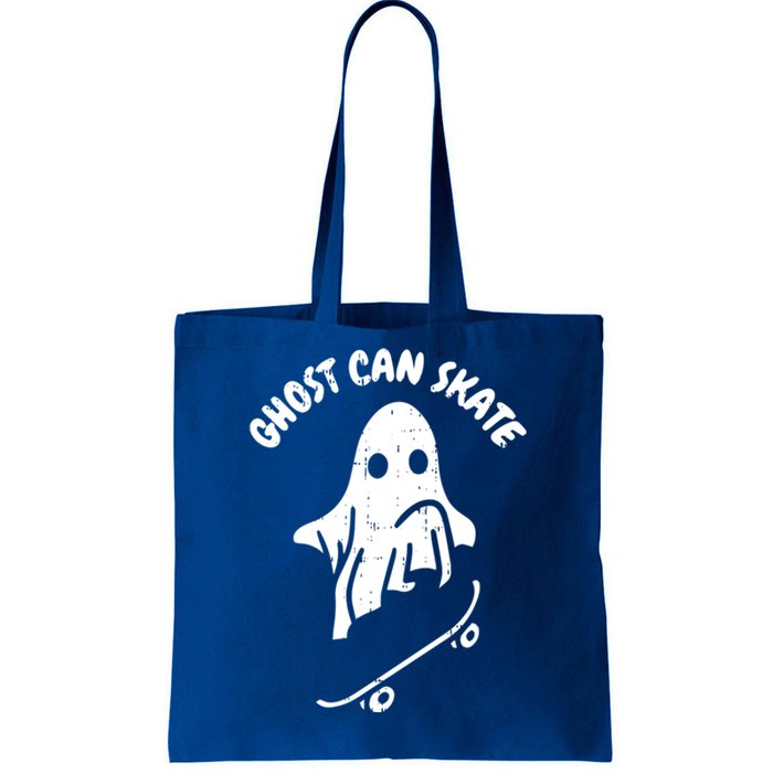 Ghost Can Skate Halloween Costume Ghoul Skateboard Skater Great Gift Tote Bag