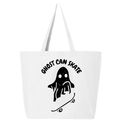 Ghost Can Skate Halloween Costume Ghoul Skateboard Skater Great Gift 25L Jumbo Tote