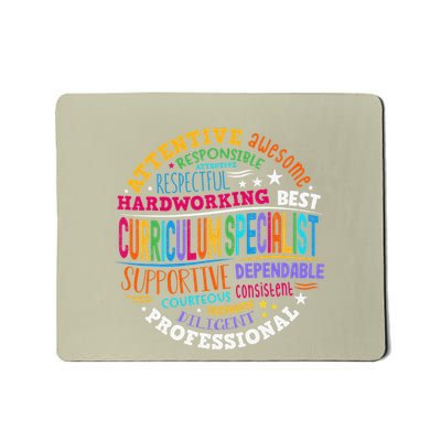 Groovy Curriculum Specialist Appreciation Back To School Mousepad