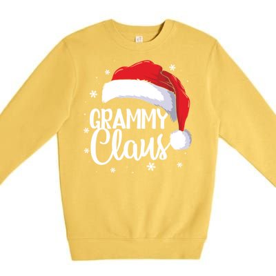 Grammy Claus Santa Funny Christmas Pajama Matching Family Great Gift Premium Crewneck Sweatshirt