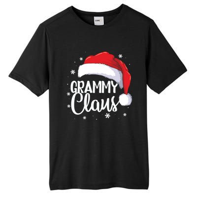 Grammy Claus Santa Funny Christmas Pajama Matching Family Great Gift Tall Fusion ChromaSoft Performance T-Shirt