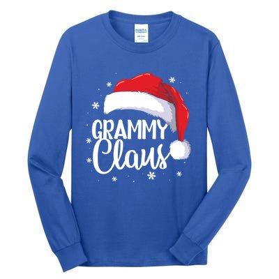 Grammy Claus Santa Funny Christmas Pajama Matching Family Great Gift Tall Long Sleeve T-Shirt