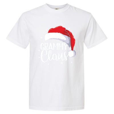 Grammy Claus Santa Funny Christmas Pajama Matching Family Great Gift Garment-Dyed Heavyweight T-Shirt