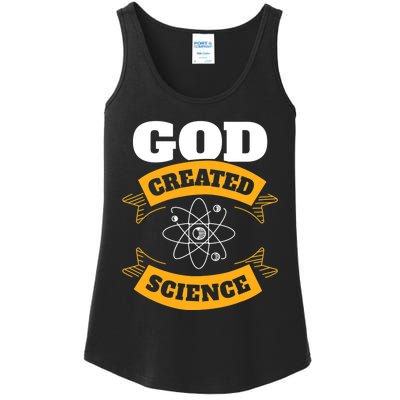 God Created Science Christian Ladies Essential Tank