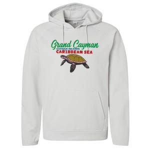 Grand Cayman Sea Turtles Performance Fleece Hoodie