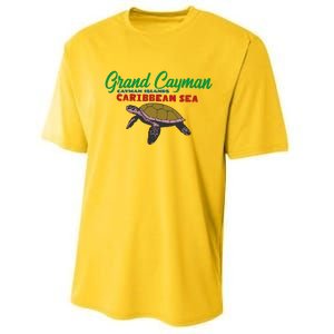 Grand Cayman Sea Turtles Performance Sprint T-Shirt