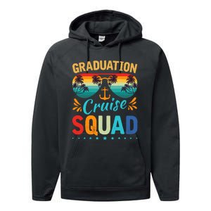 Graduation Cruise Squad 2024 Funny Cruising Graduation Trip Performance Fleece Hoodie