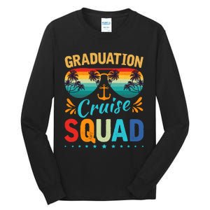 Graduation Cruise Squad 2024 Funny Cruising Graduation Trip Tall Long Sleeve T-Shirt