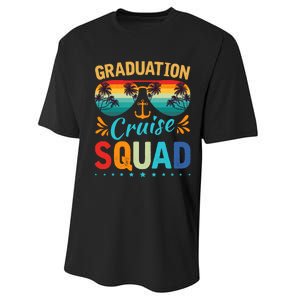 Graduation Cruise Squad 2024 Funny Cruising Graduation Trip Performance Sprint T-Shirt