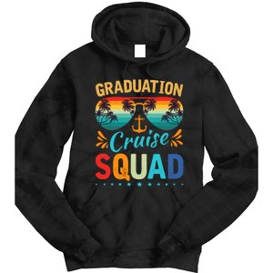 Graduation Cruise Squad 2024 Funny Cruising Graduation Trip Tie Dye Hoodie