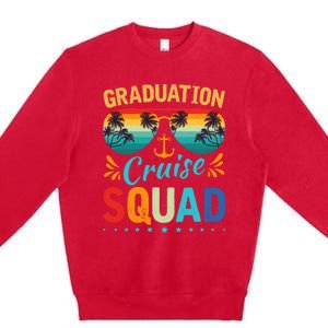 Graduation Cruise Squad 2024 Funny Cruising Graduation Trip Premium Crewneck Sweatshirt