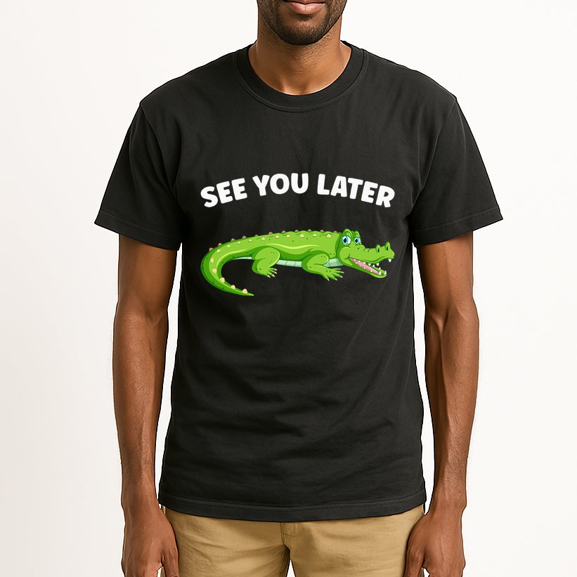 Gator Crocodile See You Later Alligator Tall T-Shirt