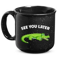 Gator Crocodile See You Later Alligator 15oz Campfire Ceramic Mug