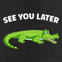 Gator Crocodile See You Later Alligator 25L Jumbo Tote