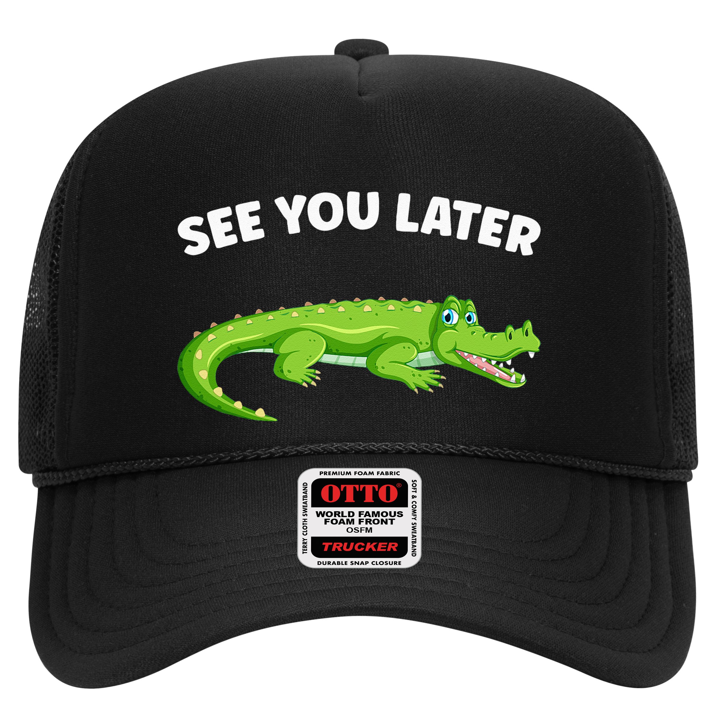 Gator Crocodile See You Later Alligator Hat