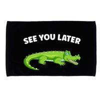 Gator Crocodile See You Later Alligator Microfiber Hand Towel
