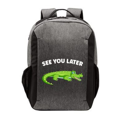Gator Crocodile See You Later Alligator Vector Backpack