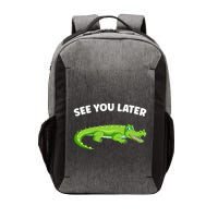 Gator Crocodile See You Later Alligator Vector Backpack