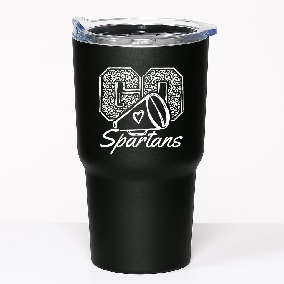Go Cheer Spartans Sports Name Gifts Tumbler
